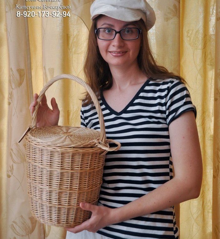 Легендарная плетёная сумка из ивовой лозы "Джейн Биркин"<br>